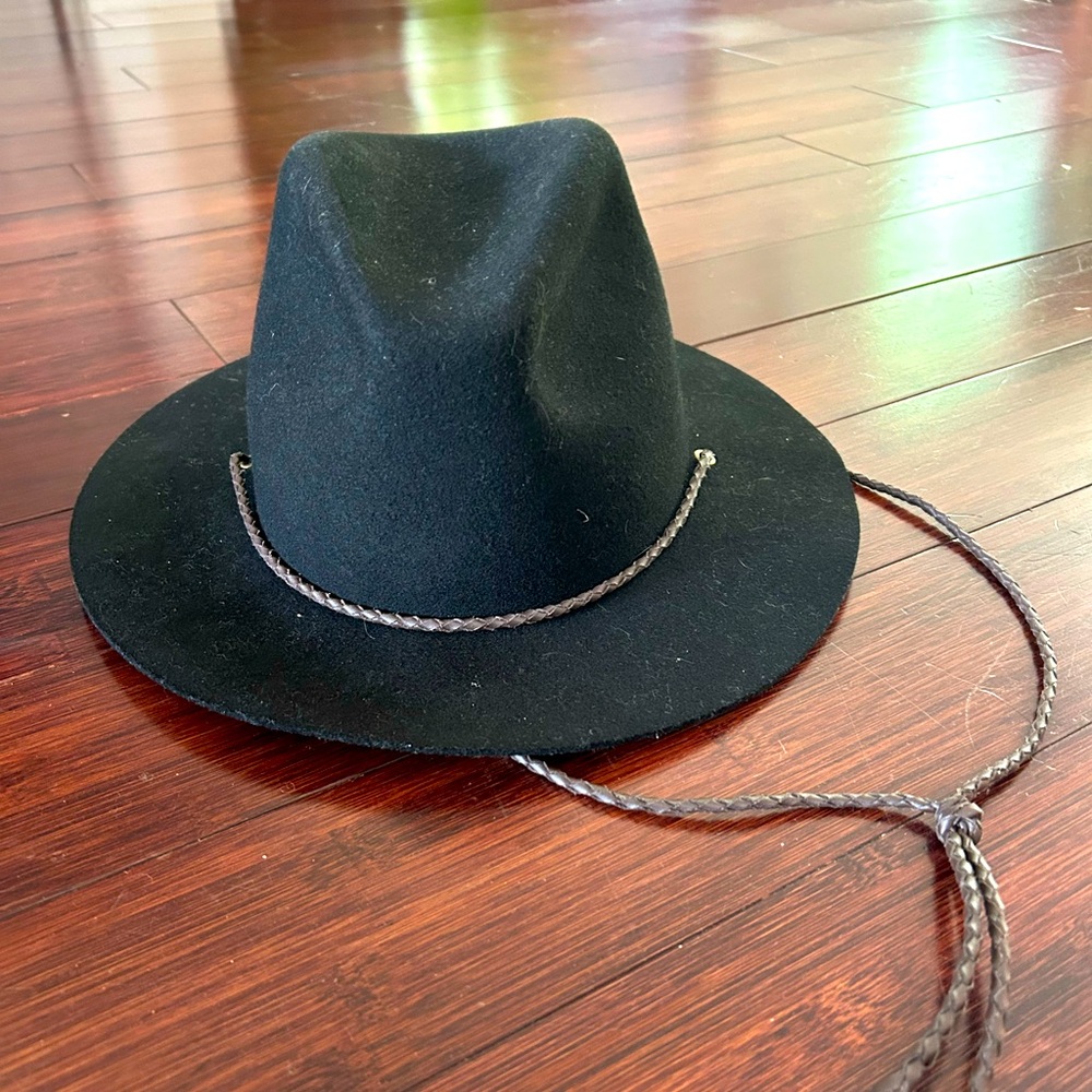 Brixton Men’s wide brim felt fedora hat